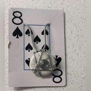 Handmade Stone and Wire Necklace - New